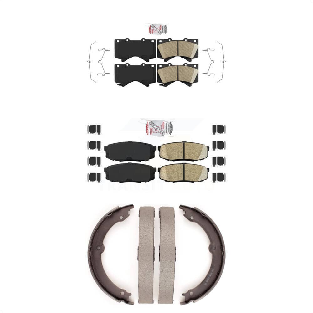 Transit Auto - KNN-101002 - Front and Rear Disc Brake Pad Kits