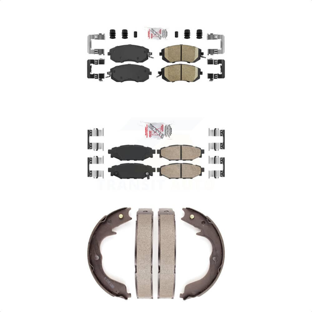 Transit Auto - KNN-101014 - Front and Rear Disc Brake Pad Kits