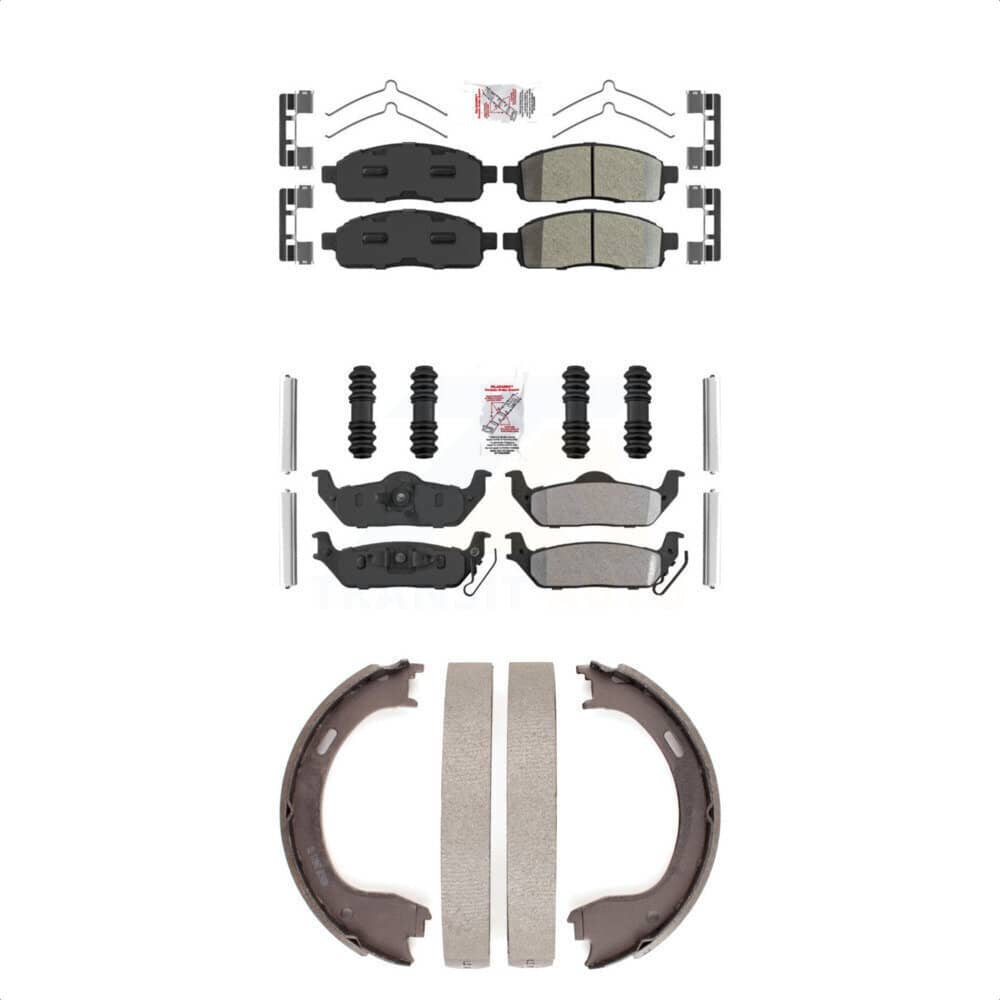 Transit Auto - KNN-101037 - Front and Rear Disc Brake Pad Kits
