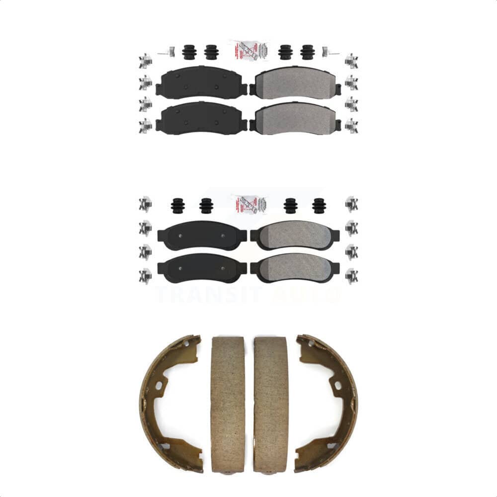 Transit Auto - KNN-101048 - Front and Rear Disc Brake Pad Kits