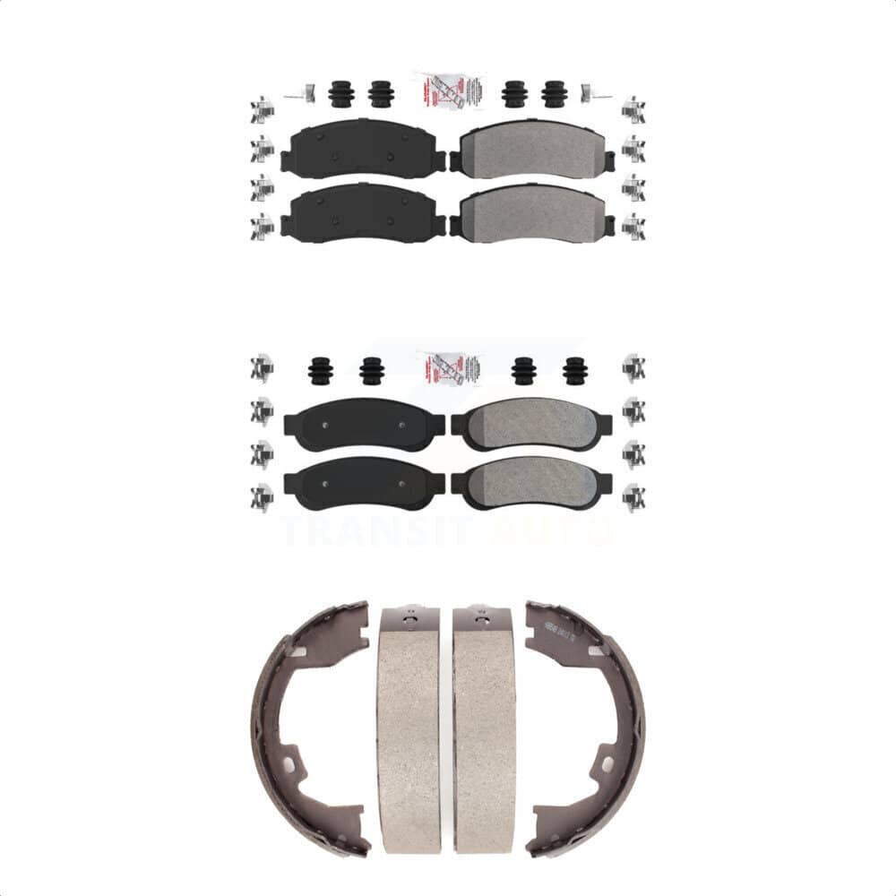 Transit Auto - KNN-101053 - Front and Rear Disc Brake Pad Kits