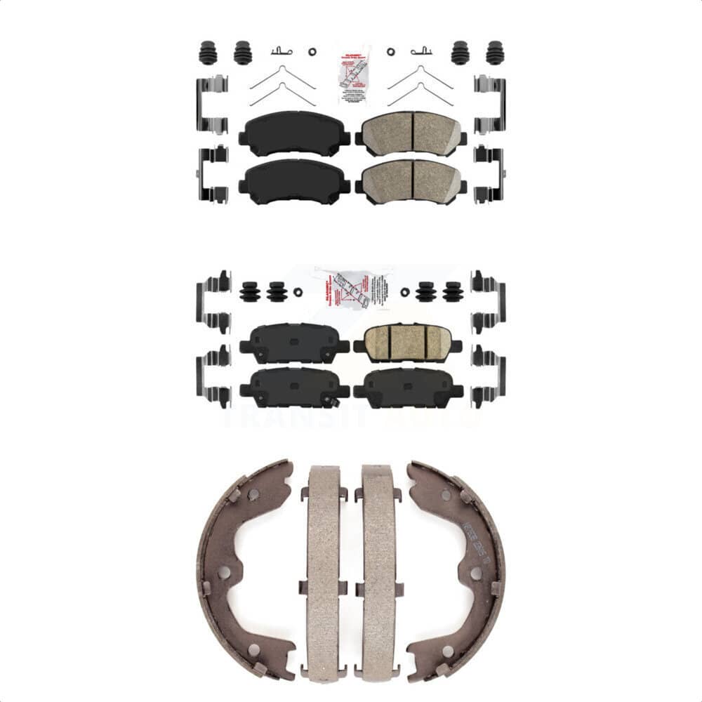 Transit Auto - KNN-101072 - Front and Rear Disc Brake Pad Kits