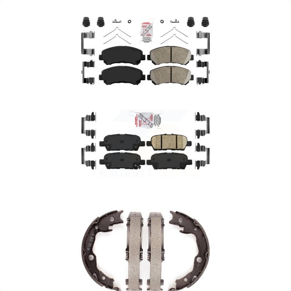 Transit Auto - KNN-101082 - Front and Rear Disc Brake Pad Kits