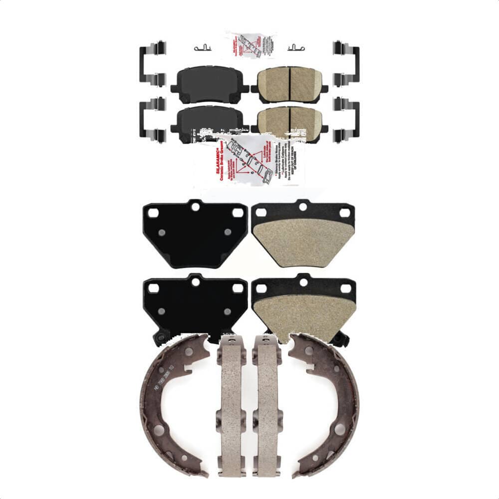 Transit Auto - KNN-101086 - Front and Rear Disc Brake Pad Kits