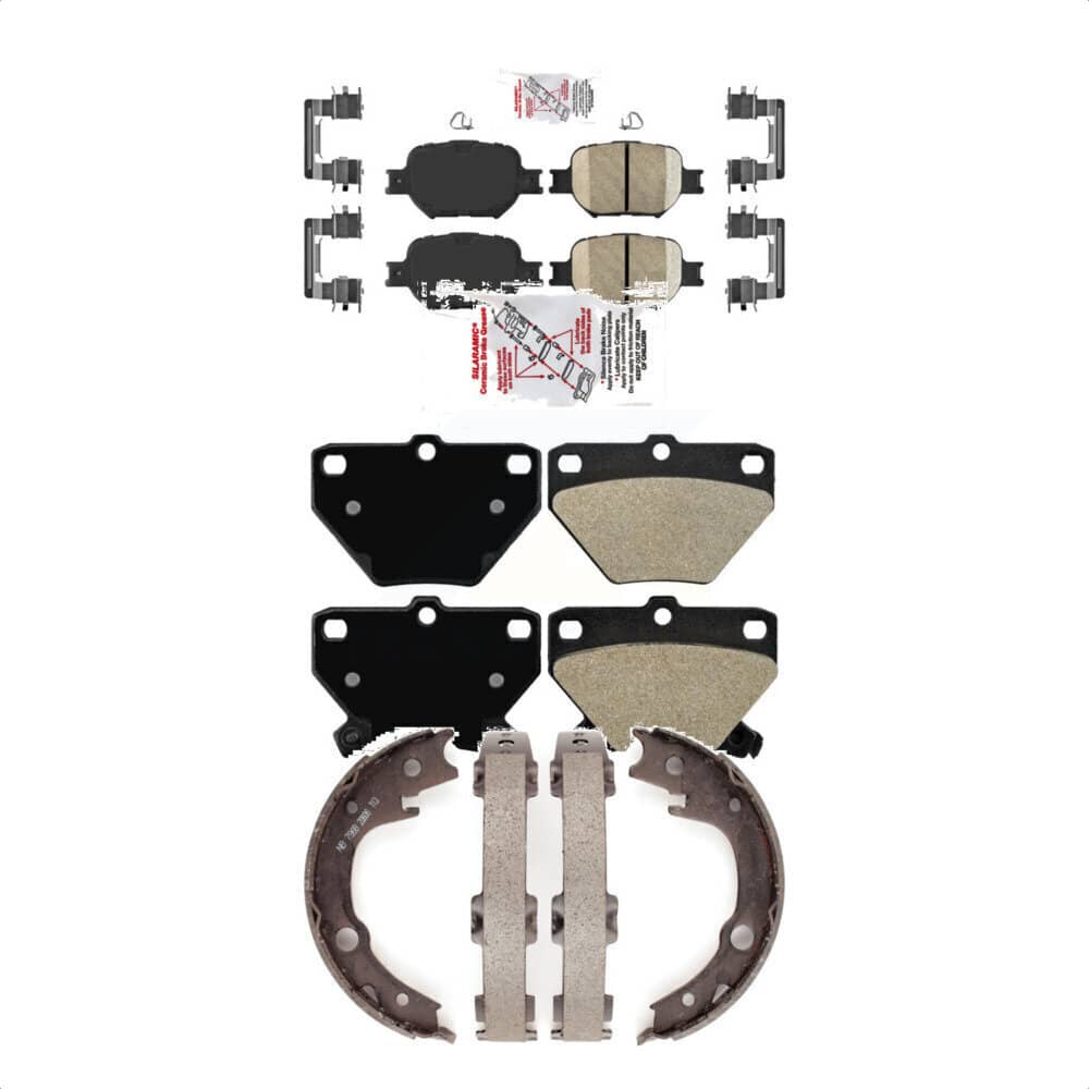 Transit Auto - KNN-101088 - Front and Rear Disc Brake Pad Kits