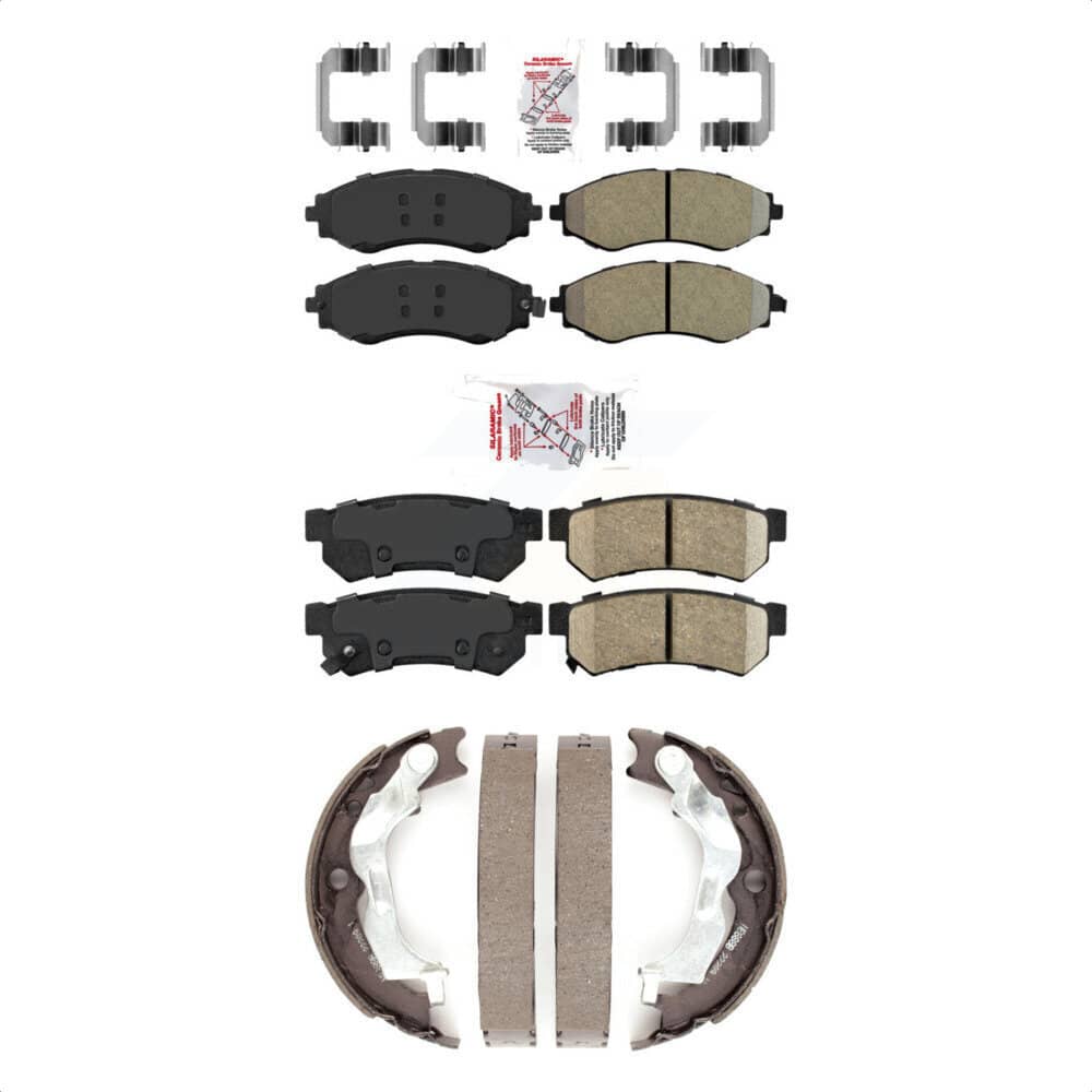 Transit Auto - KNN-101091 - Front and Rear Disc Brake Pad Kits