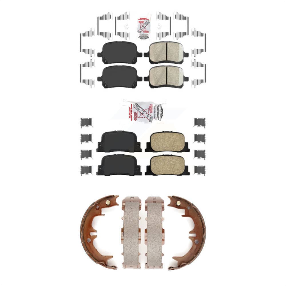 Transit Auto - KNN-101101 - Front and Rear Disc Brake Pad Kits