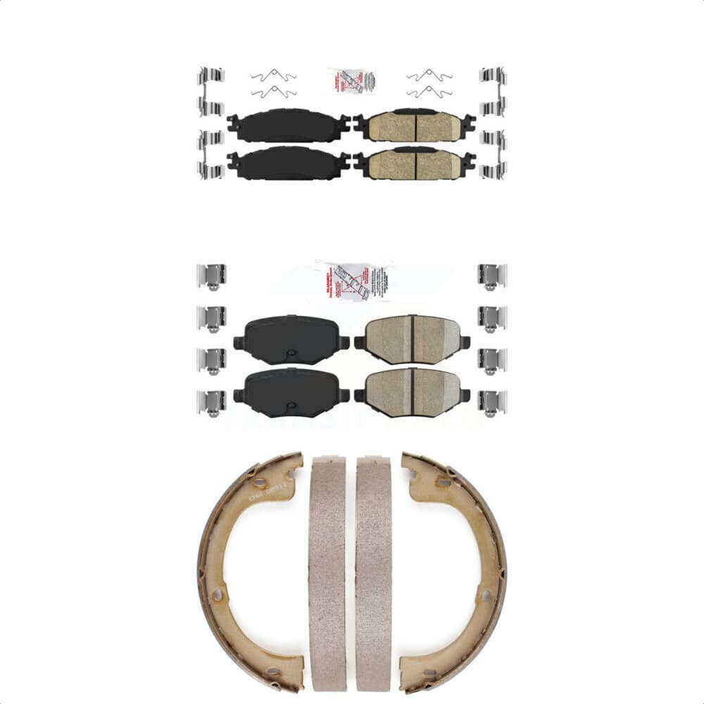Transit Auto - KNN-101105 - Front and Rear Disc Brake Pad Kits