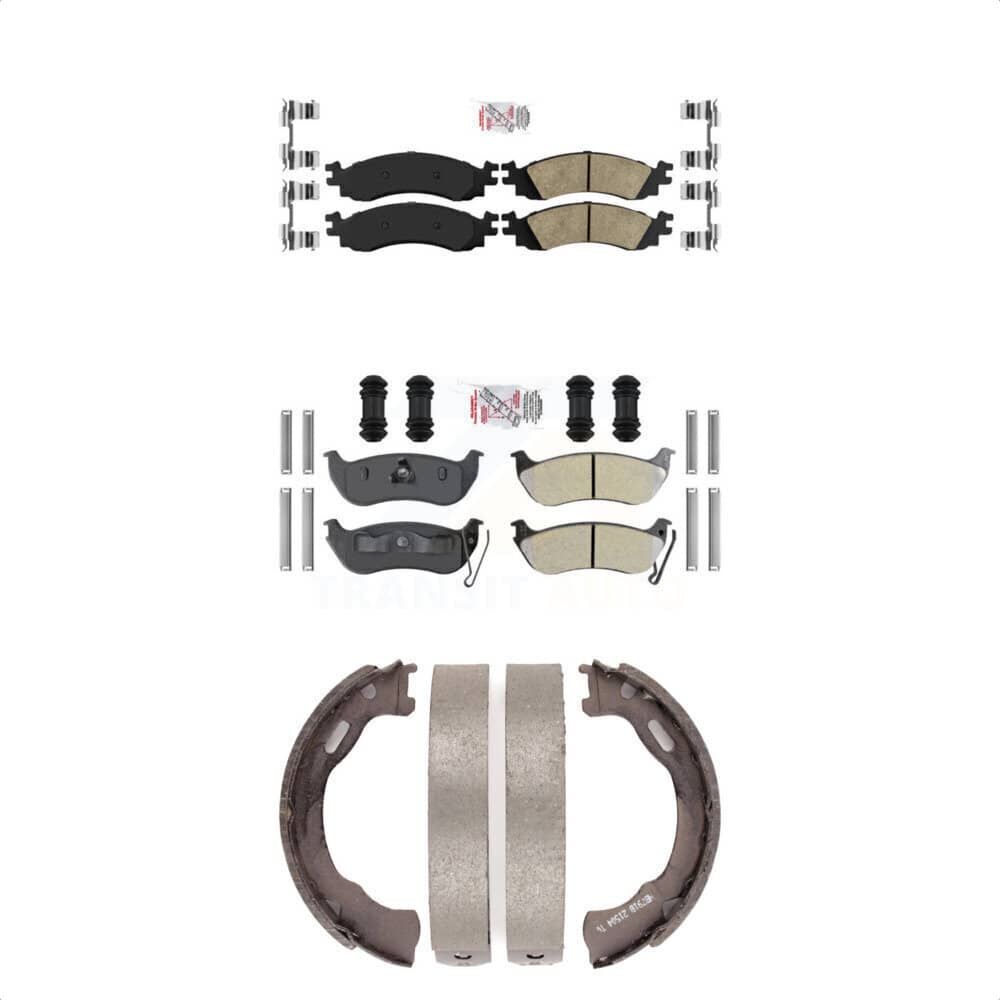 Transit Auto - KNN-101114 - Front and Rear Disc Brake Pad Kits