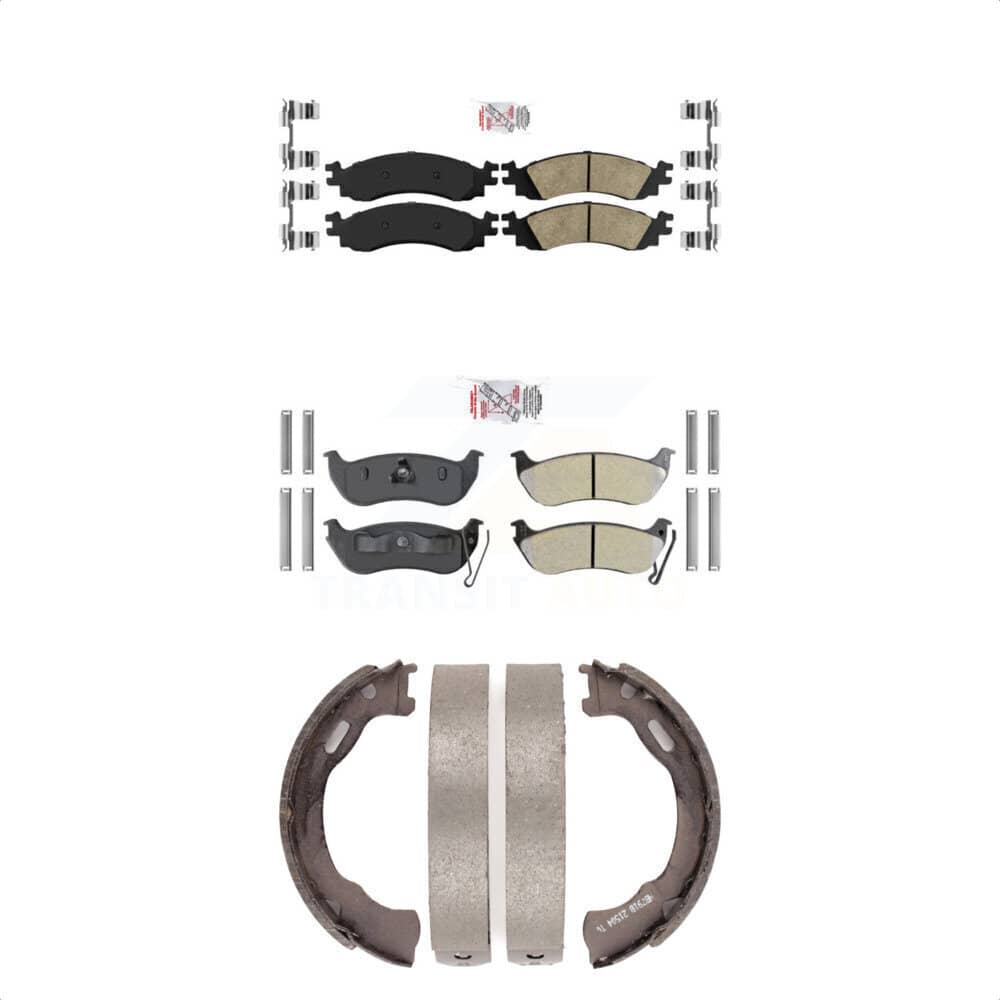 Transit Auto - KNN-101115 - Front and Rear Disc Brake Pad Kits
