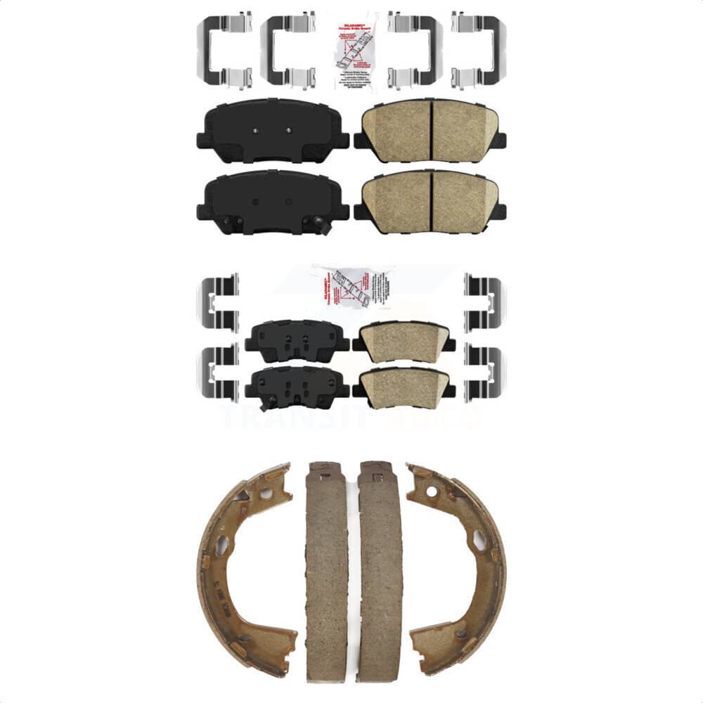 Transit Auto - KNN-101116 - Front and Rear Disc Brake Pad Kits