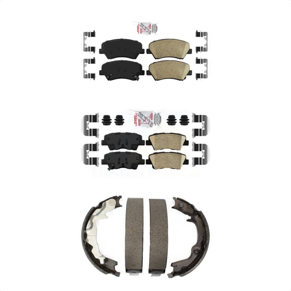 Transit Auto - KNN-101125 - Front and Rear Disc Brake Pad Kits