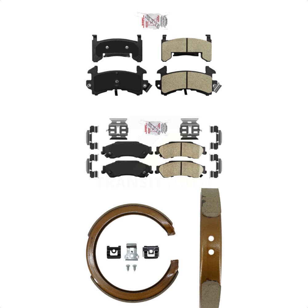 Transit Auto - KNN-101138 - Front and Rear Disc Brake Pad Kits