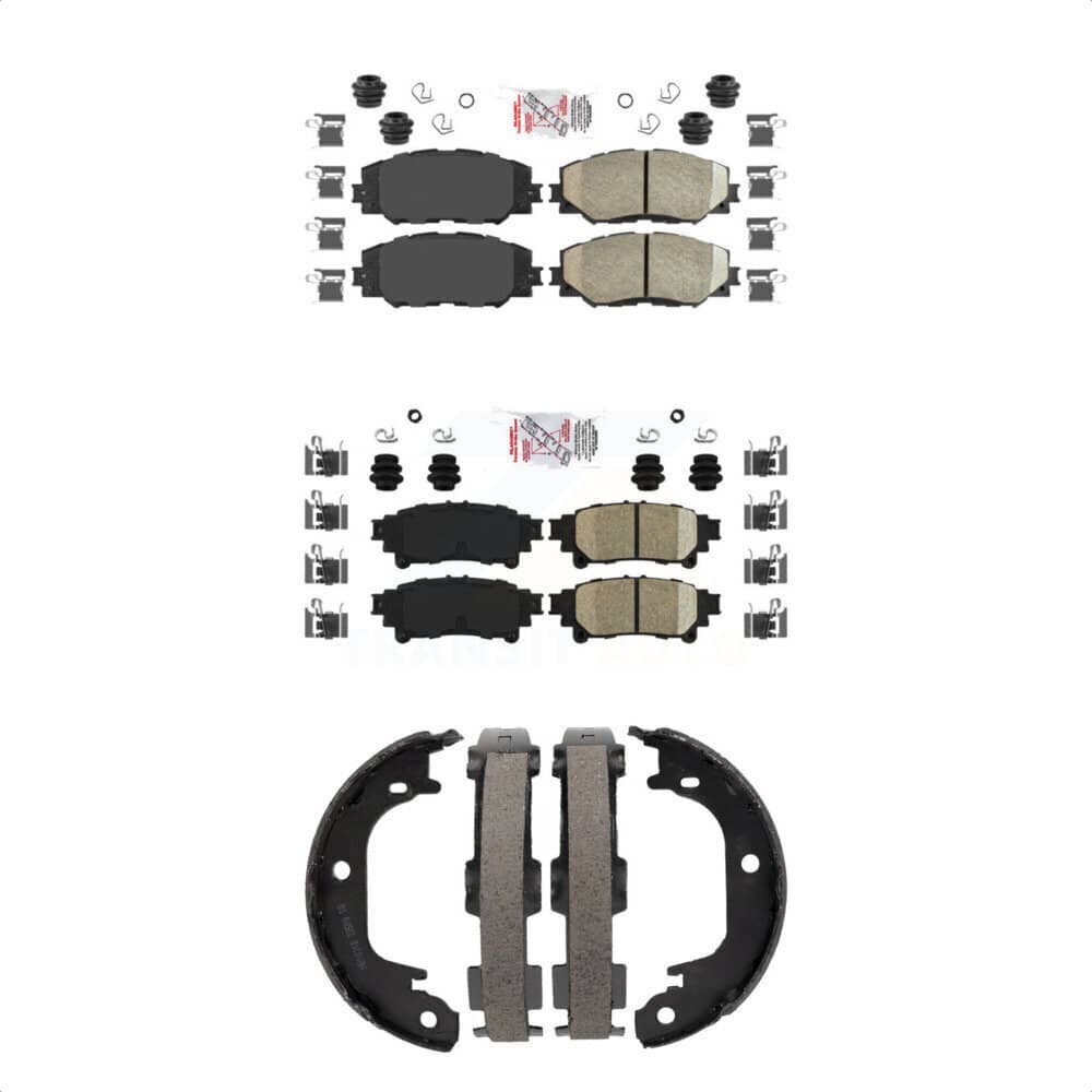 Transit Auto - KNN-101153 - Front and Rear Disc Brake Pad Kits