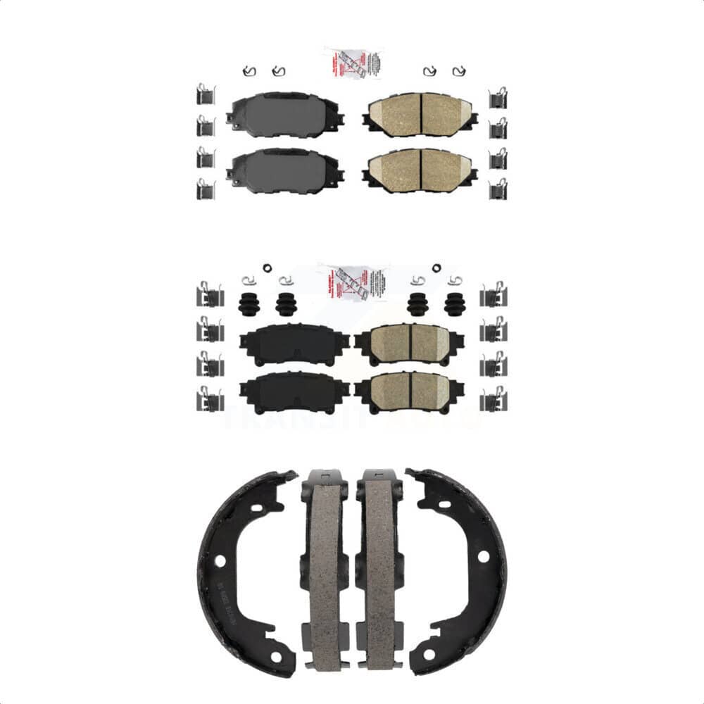 Transit Auto - KNN-101158 - Front and Rear Disc Brake Pad Kits