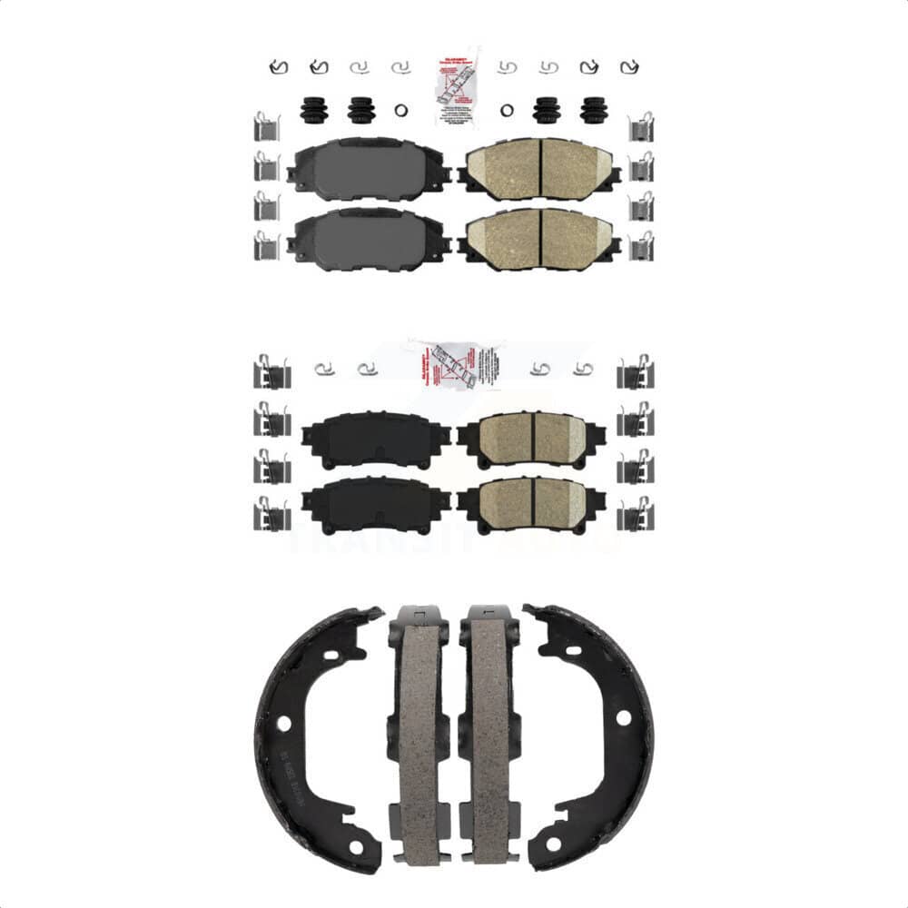 Transit Auto - KNN-101159 - Front and Rear Disc Brake Pad Kits