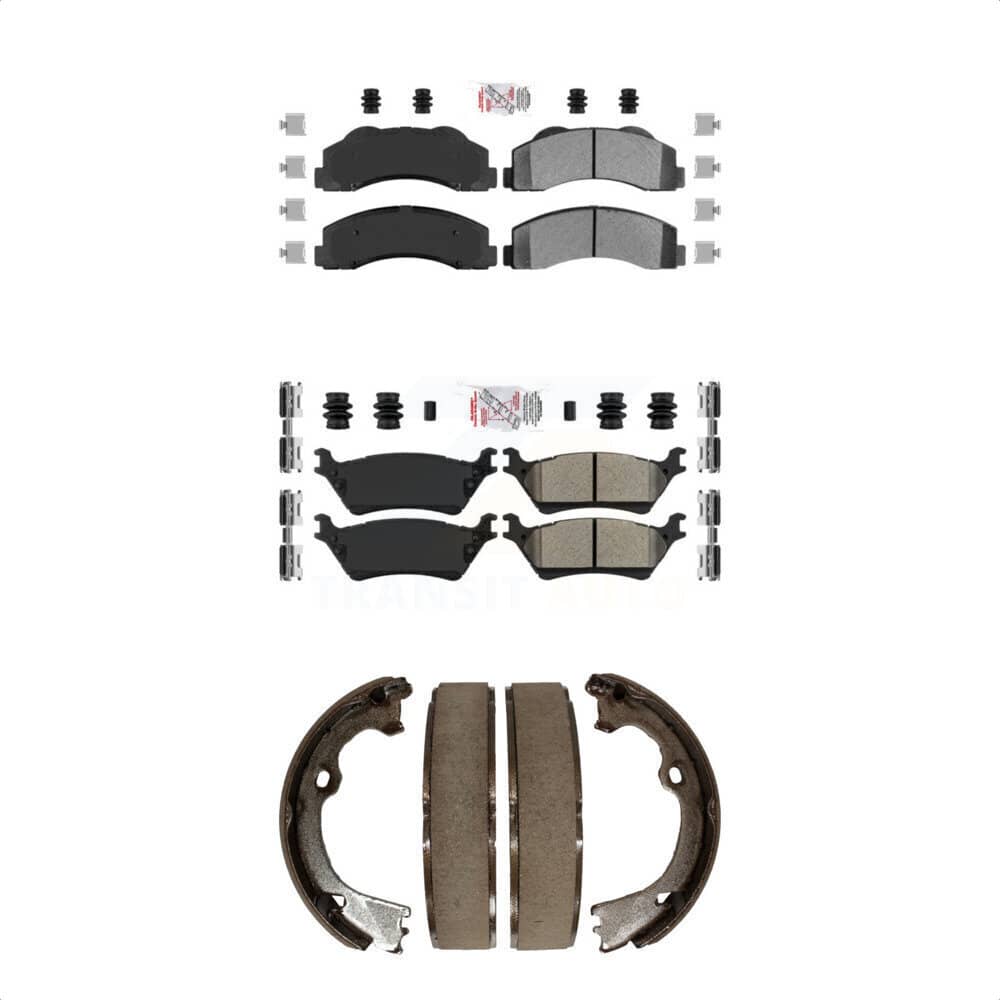 Transit Auto - KNN-101168 - Front and Rear Disc Brake Pad Kits