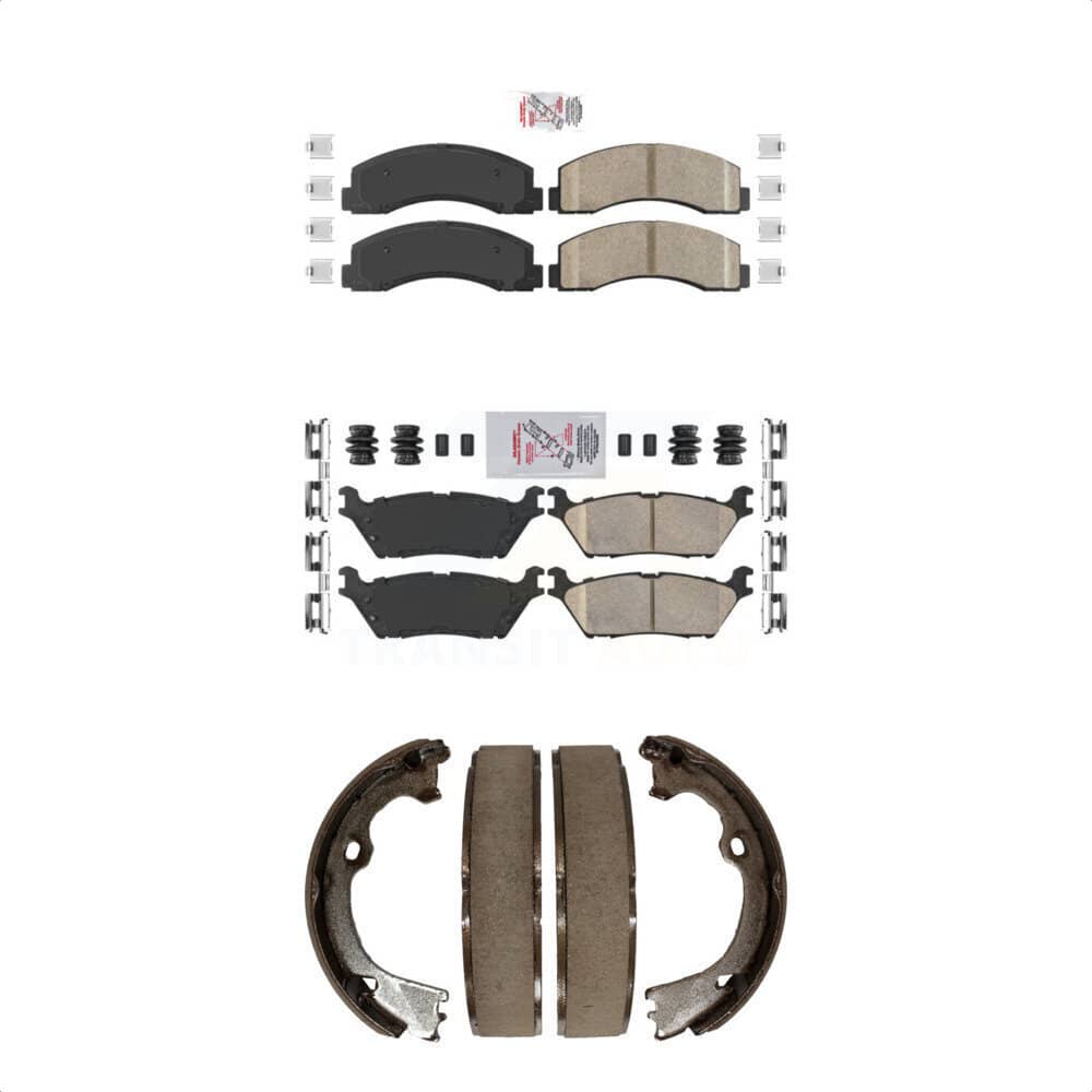 Transit Auto - KNN-101177 - Front and Rear Disc Brake Pad Kits