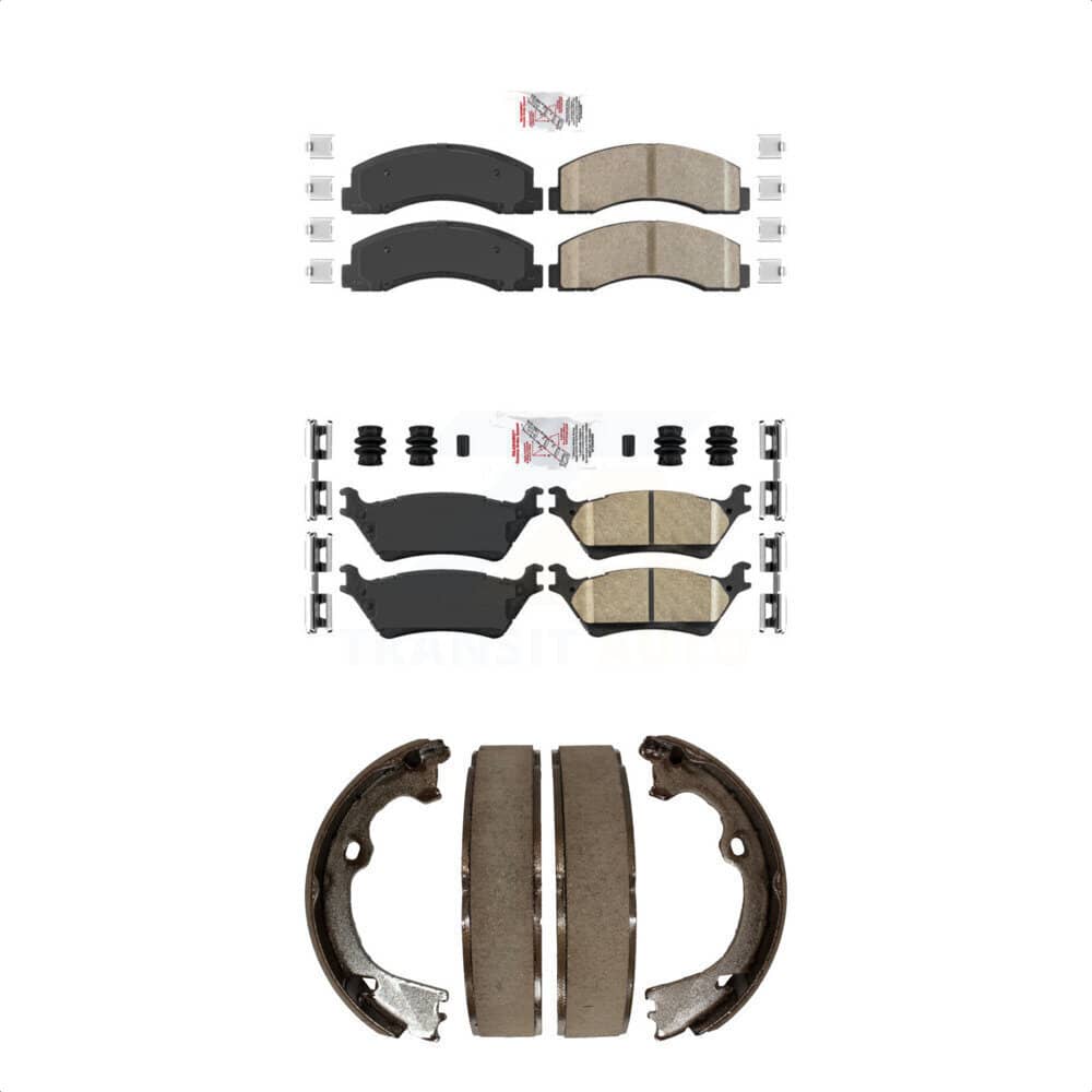 Transit Auto - KNN-101181 - Front and Rear Disc Brake Pad Kits