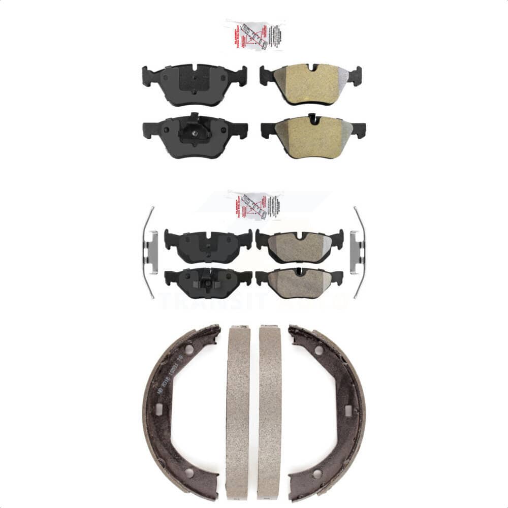 Transit Auto - KNN-101186 - Front and Rear Disc Brake Pad Kits