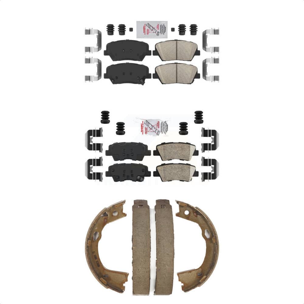 Transit Auto - KNN-101188 - Front and Rear Disc Brake Pad Kits