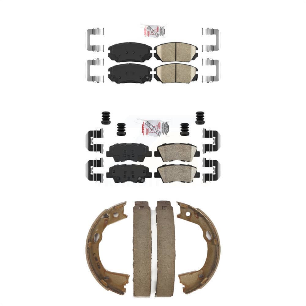Transit Auto - KNN-101191 - Front and Rear Disc Brake Pad Kits