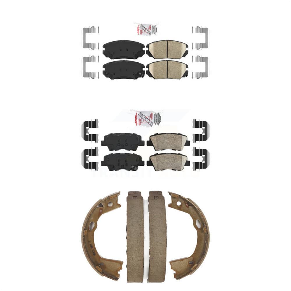 Transit Auto - KNN-101193 - Front and Rear Disc Brake Pad Kits