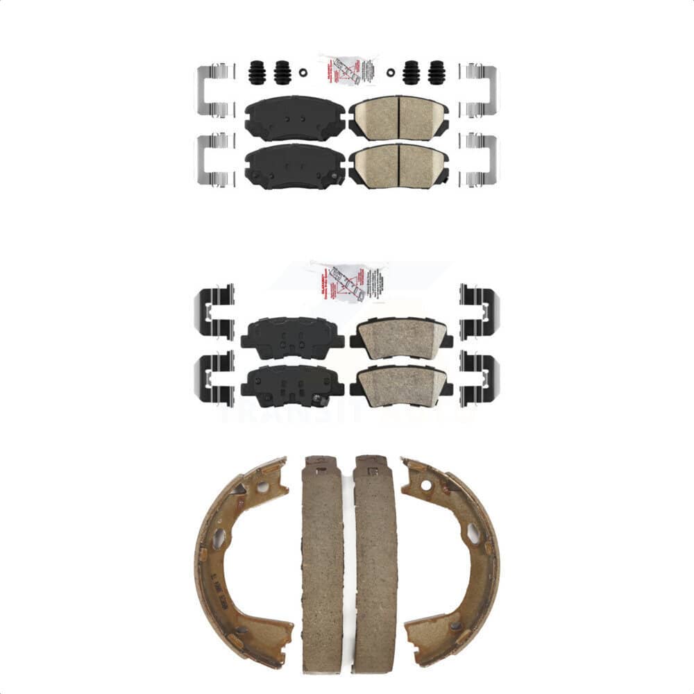 Transit Auto - KNN-101194 - Front and Rear Disc Brake Pad Kits