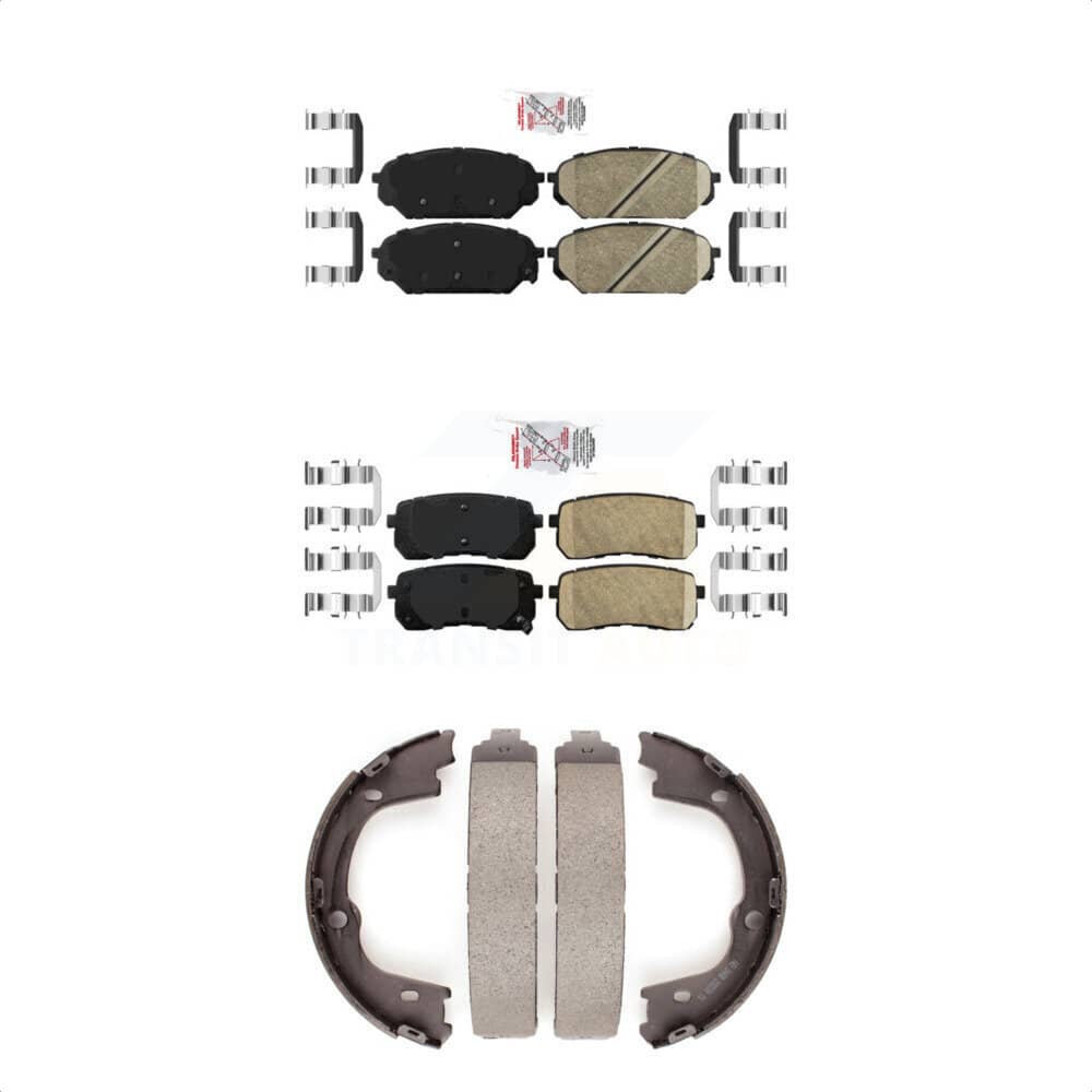 Transit Auto - KNN-101202 - Front and Rear Disc Brake Pad Kits