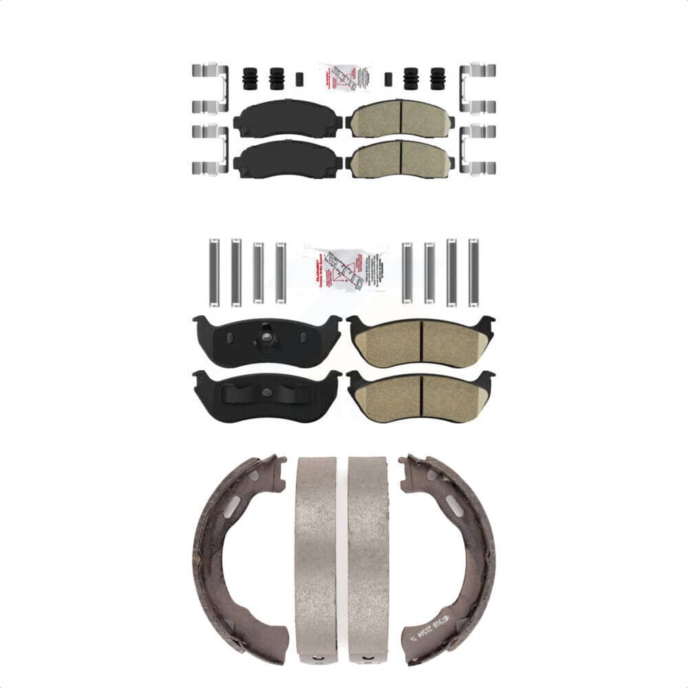 Transit Auto - KNN-101216 - Front and Rear Disc Brake Pad Kits
