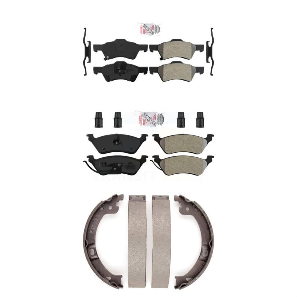 Transit Auto - KNN-101217 - Front and Rear Disc Brake Pad Kits