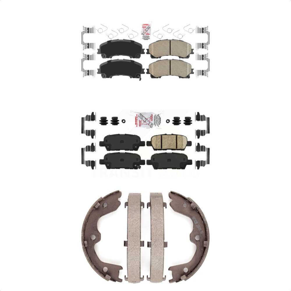 Transit Auto - KNN-101240 - Front and Rear Disc Brake Pad Kits