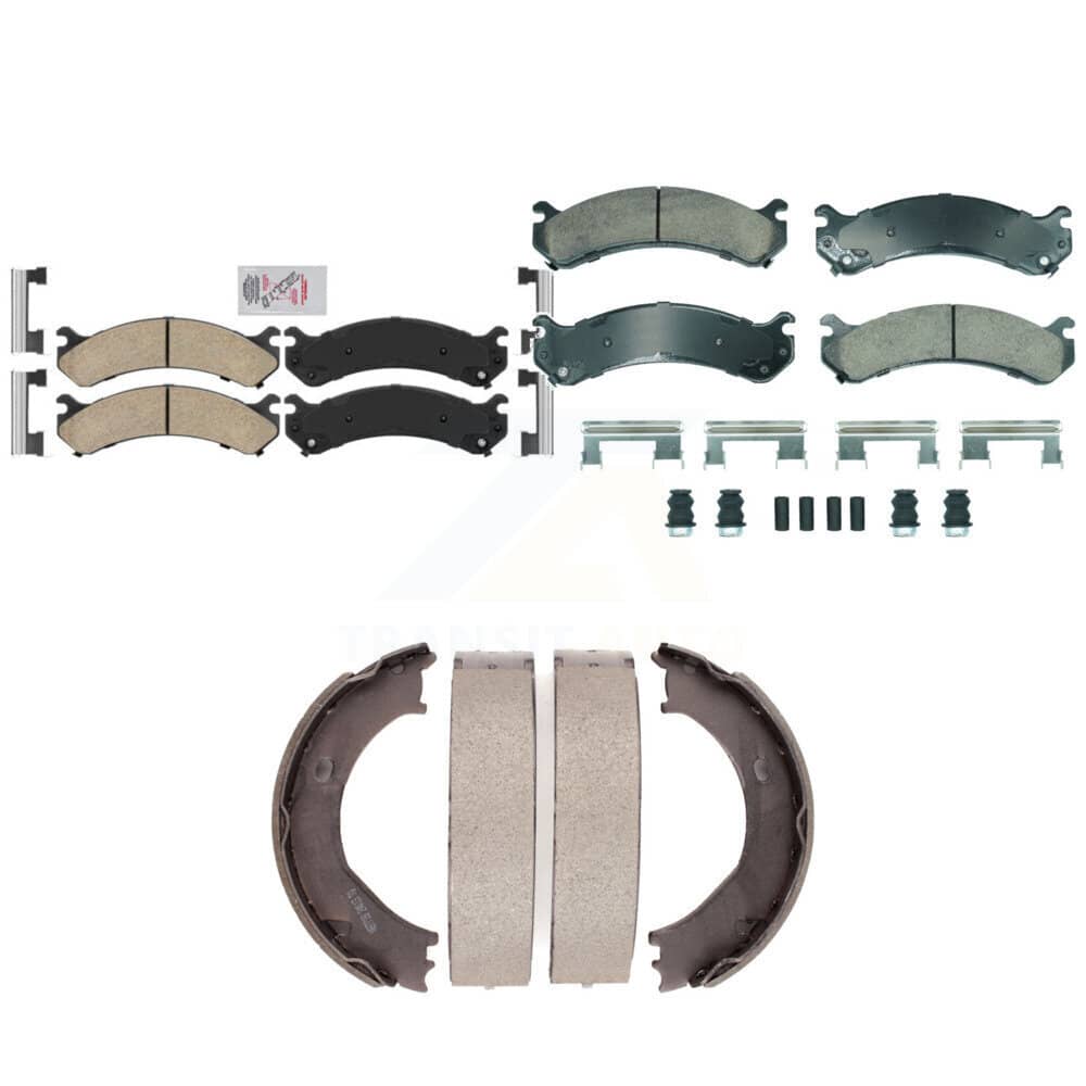 Transit Auto - KNN-101260 - Front and Rear Disc Brake Pad Kits