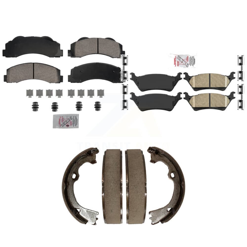 Transit Auto - KNN-101268 - Front and Rear Disc Brake Pad Kits