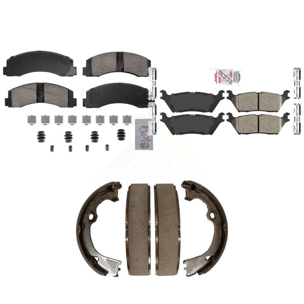 Transit Auto - KNN-101273 - Front and Rear Disc Brake Pad Kits