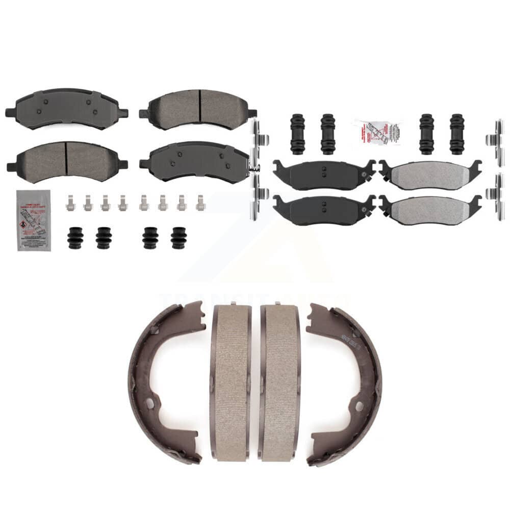 Transit Auto - KNN-101278 - Front and Rear Disc Brake Pad Kits