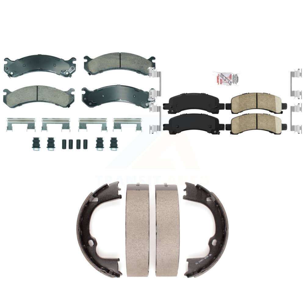 Transit Auto - KNN-101287 - Front and Rear Disc Brake Pad Kits