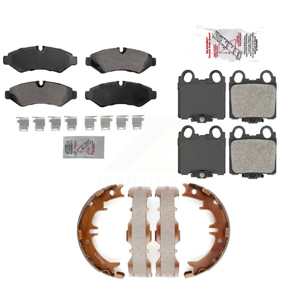 Transit Auto - KNN-101341 - Front and Rear Disc Brake Pad Kits