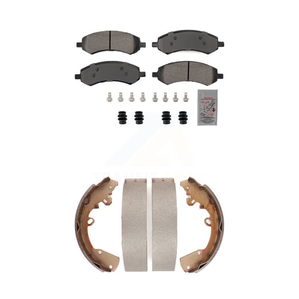 Transit Auto - KNN-101343 - Front and Rear Disc Brake Pad Kits