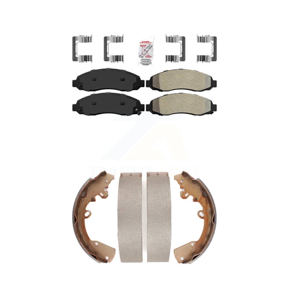Transit Auto - KNN-101349 - Front and Rear Disc Brake Pad Kits