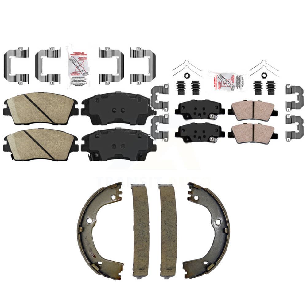 Transit Auto - KNN-101359 - Front and Rear Disc Brake Pad Kits