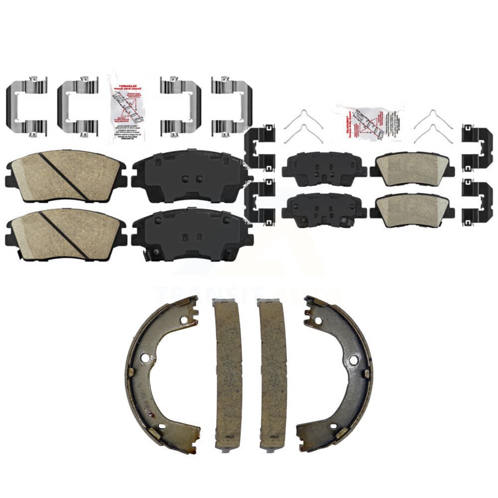 Transit Auto - KNN-101360 - Front and Rear Disc Brake Pad Kits