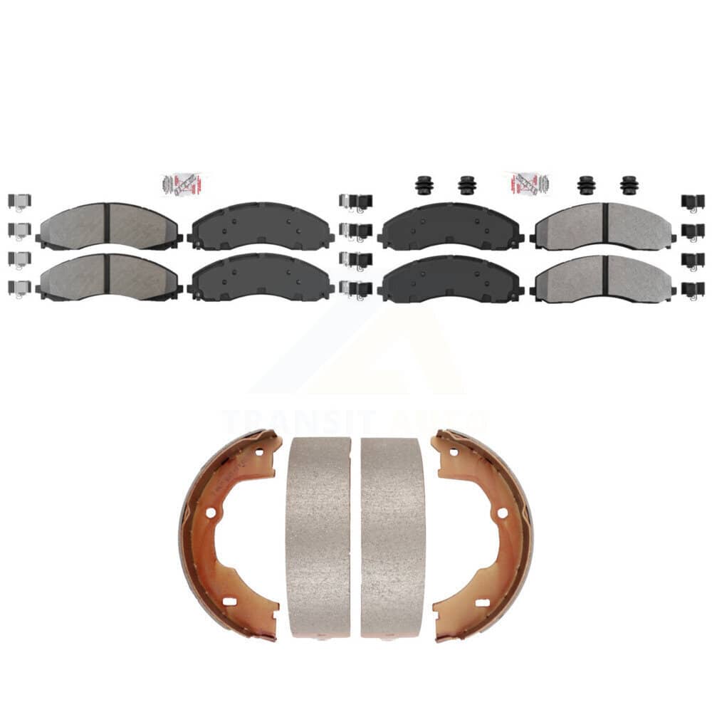 Transit Auto - KNN-101362 - Front and Rear Disc Brake Pad Kits