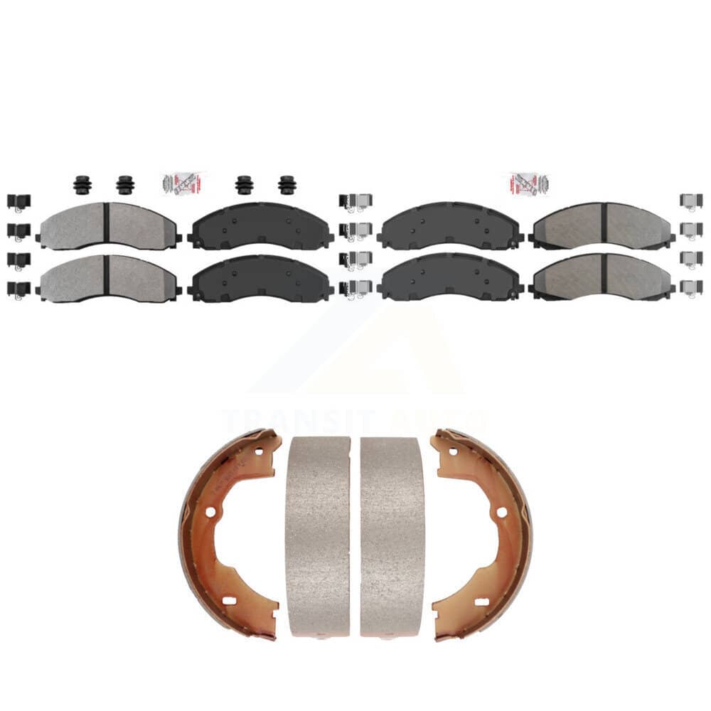 Transit Auto - KNN-101363 - Front and Rear Disc Brake Pad Kits