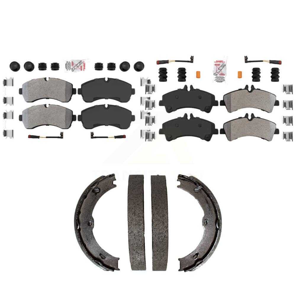 Transit Auto - KNN-101379 - Front and Rear Disc Brake Pad Kits
