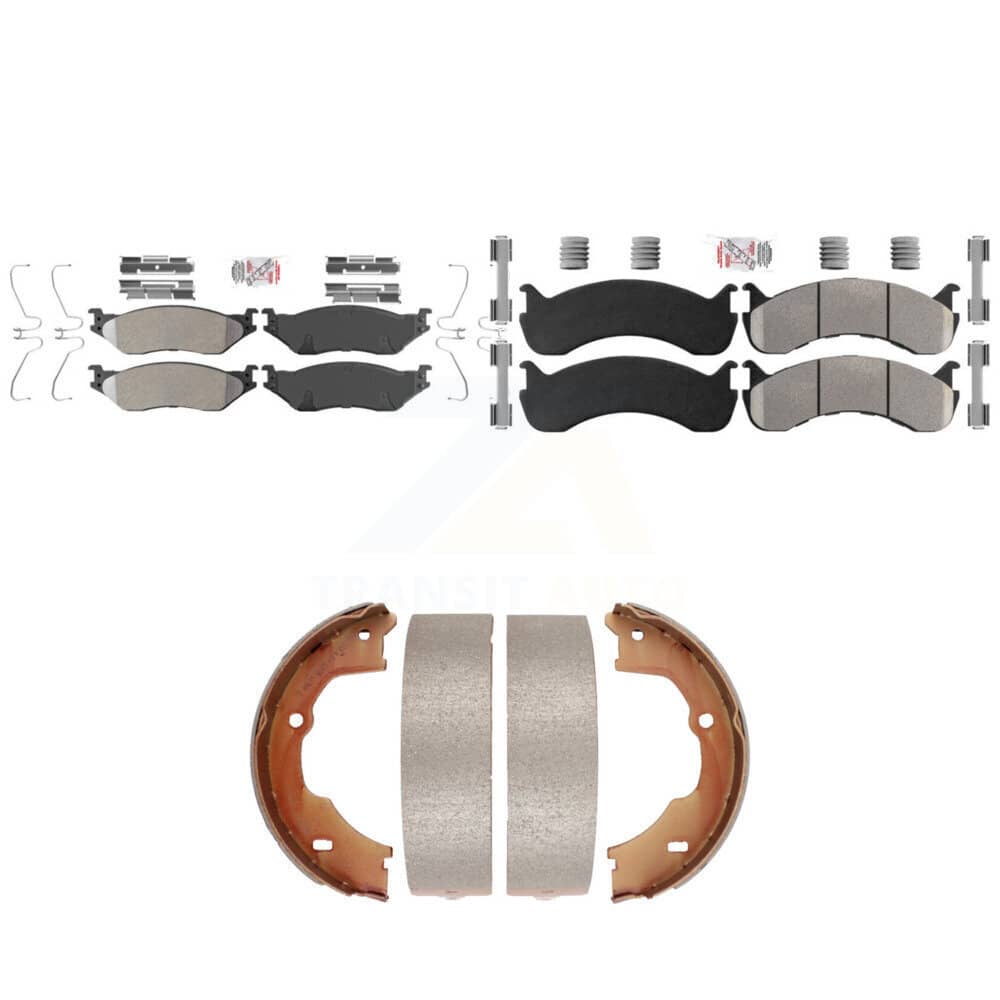 Transit Auto - KNN-101383 - Front and Rear Disc Brake Pad Kits