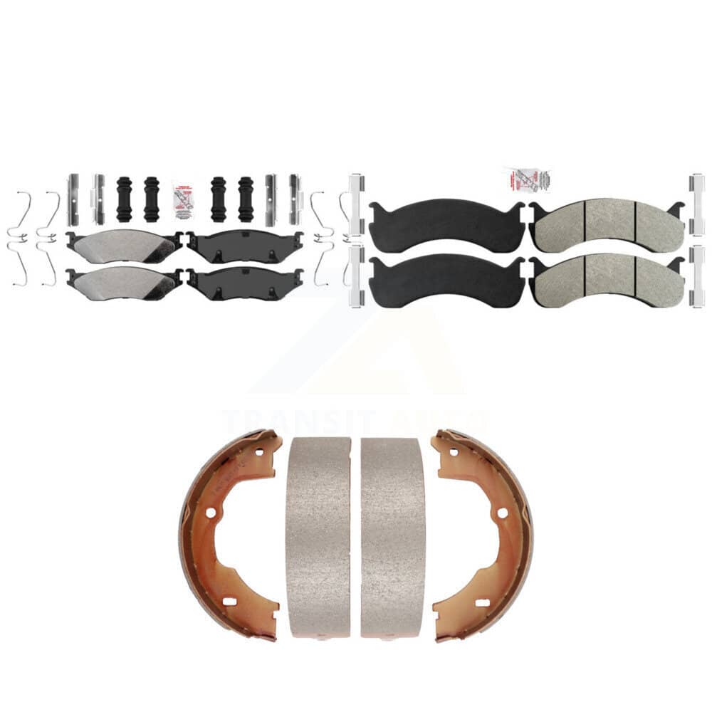 Transit Auto - KNN-101388 - Front and Rear Disc Brake Pad Kits