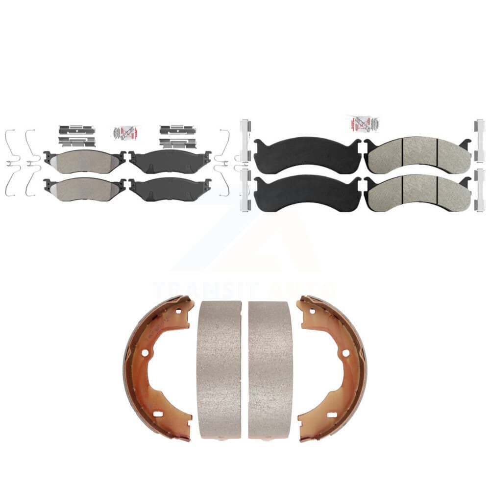 Transit Auto - KNN-101389 - Front and Rear Disc Brake Pad Kits