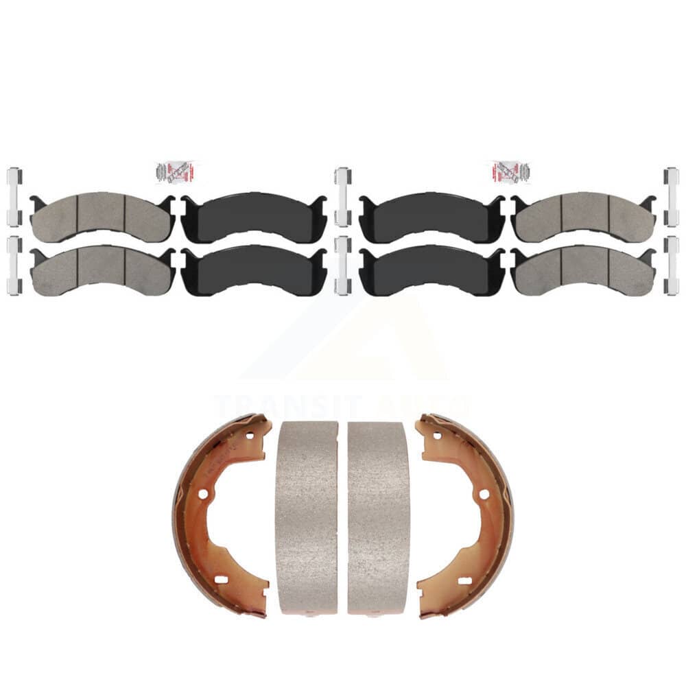 Transit Auto - KNN-101395 - Front and Rear Disc Brake Pad Kits