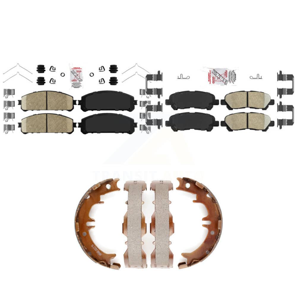 Transit Auto - KNN-101412 - Front and Rear Disc Brake Pad Kits